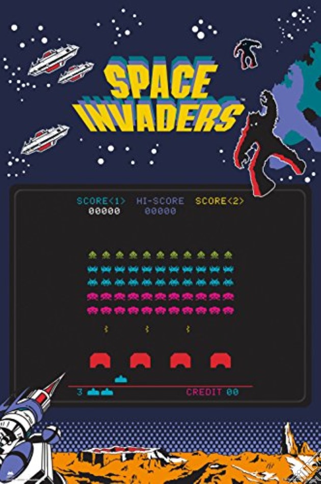 Space Invaders - Screen (Poster Maxi 61x91,5 Cm) gioco di GB Eye