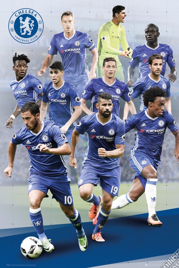Chelsea - Players 16/17 (Poster Maxi 61x91,5 Cm) gioco di GB Eye