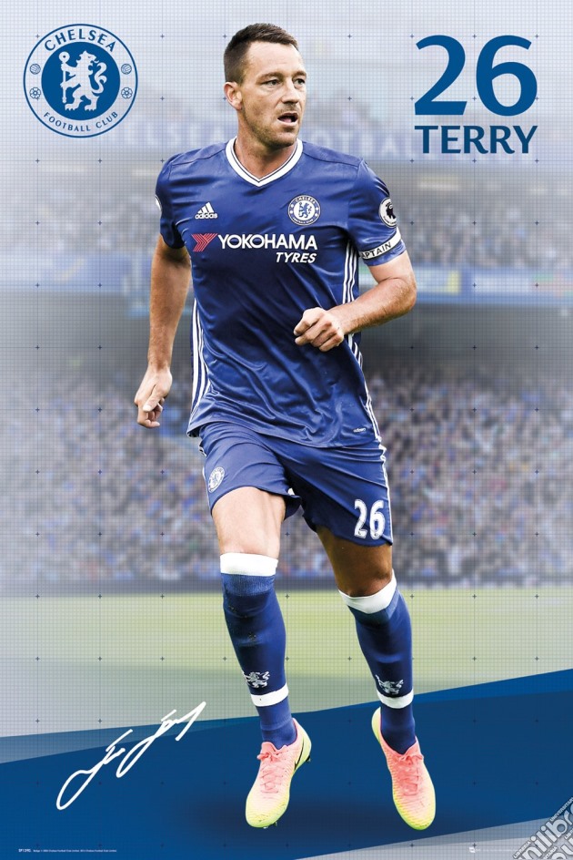 Chelsea: Terry 16/17 (Poster Maxi 61x91,5 Cm) gioco di GB Eye