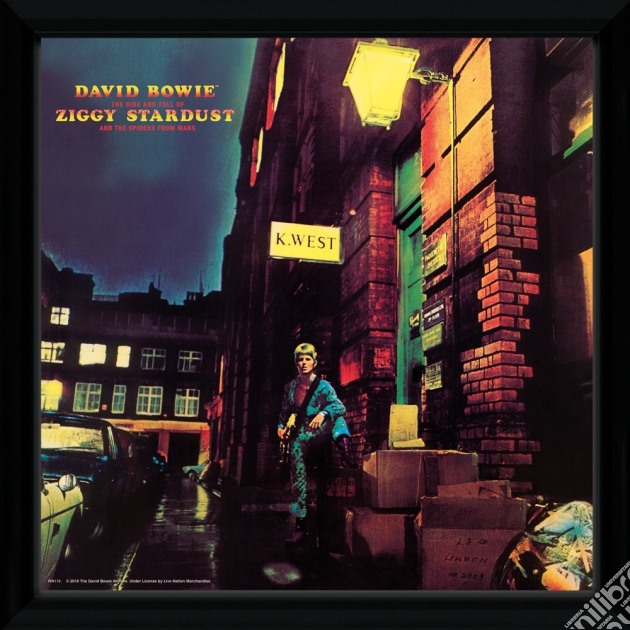 David Bowie - Ziggy Stardust (Stampa In Cornice 30x30 Cm) gioco di GB Eye