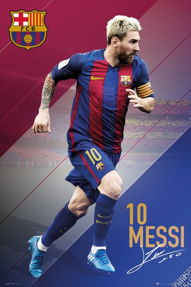 Barcelona - Messi 16/17 (Poster Maxi 61x91,5 Cm) gioco di GB Eye