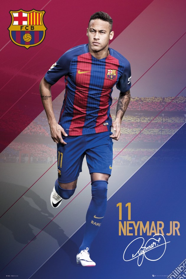 Barcelona - Neymar 16/17 (Poster Maxi 61x91,5 Cm) gioco di GB Eye