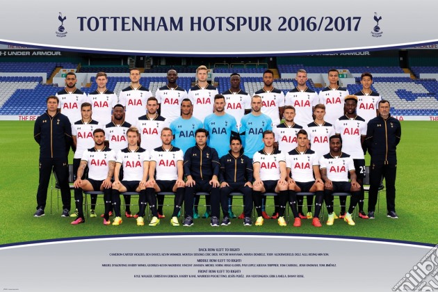 Tottenham Hotspur - Team Photo 16/17 (Poster Maxi 61x91,5 Cm) gioco di GB Eye