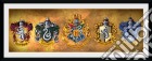 Harry Potter - Houses (Stampa In Cornice 75x30 Cm) gioco di GB Eye