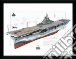 World Of Warships: Essex (Stampa In Cornice 30x40 Cm) giochi