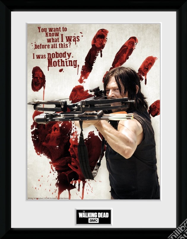 Walking Dead (The) - Daryl Bloody Hand (Stampa In Cornice 30x40 Cm) gioco di GB Eye