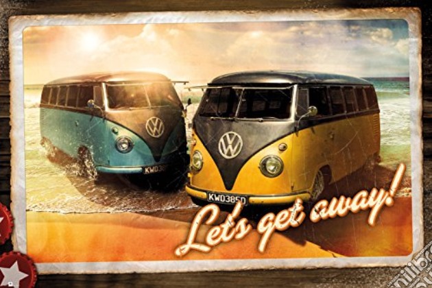 Vw Camper - Let'S Get Away (Poster Maxi 61x91,5 Cm) gioco di GB Eye