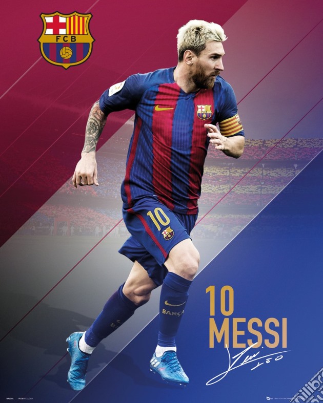 Barcelona - Messi 16/17 (Poster Mini 40x50 Cm) gioco di GB Eye