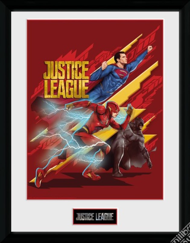 Dc Comics: Justice League Movie - Trio (Stampa In Cornice 30x40) gioco