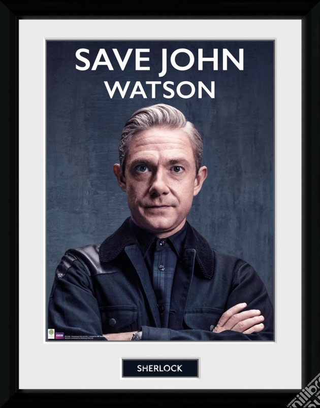 Sherlock - Save John Watson (Stampa In Cornice 30x40 Cm) gioco di GB Eye