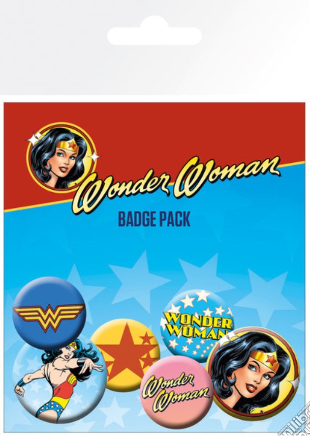 Dc Comics - Wonder Woman Mix (Badge Pack) gioco di GB Eye