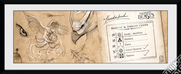 Fantastic Beasts: Thunderbird (Stampa In Cornice 75x30 Cm) gioco di GB Eye