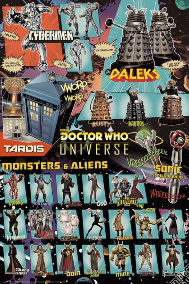 Doctor Who - Characters (Poster Maxi 61x91,5 Cm) gioco di GB Eye