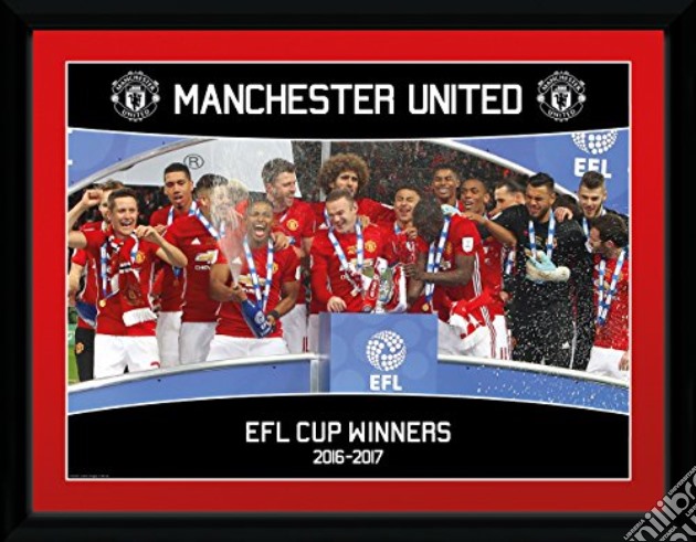 Manchester United: Efl Cup Winners 16/17 (Stampa In Cornice 30x40 Cm) gioco di GB Eye