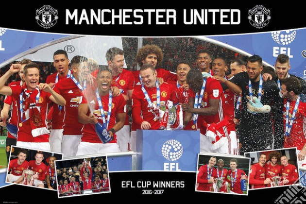 Manchester United - Efl Cup Winners 16/17 (Poster Maxi 61x91,5 Cm) gioco di GB Eye