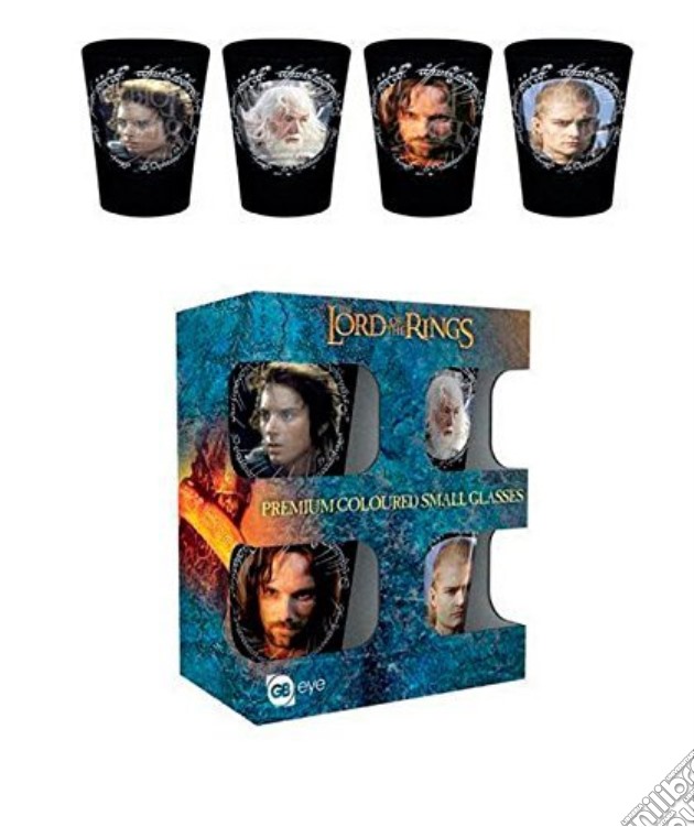 Lord Of The Rings - Characters (Set 4 Bicchieri Piccoli) gioco