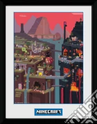 Minecraft - World (Stampa In Cornice) giochi