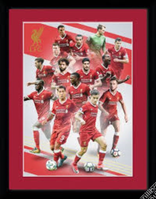 Liverpool: Players 17/18 (Stampa In Cornice 30x40cm) gioco di GB Eye