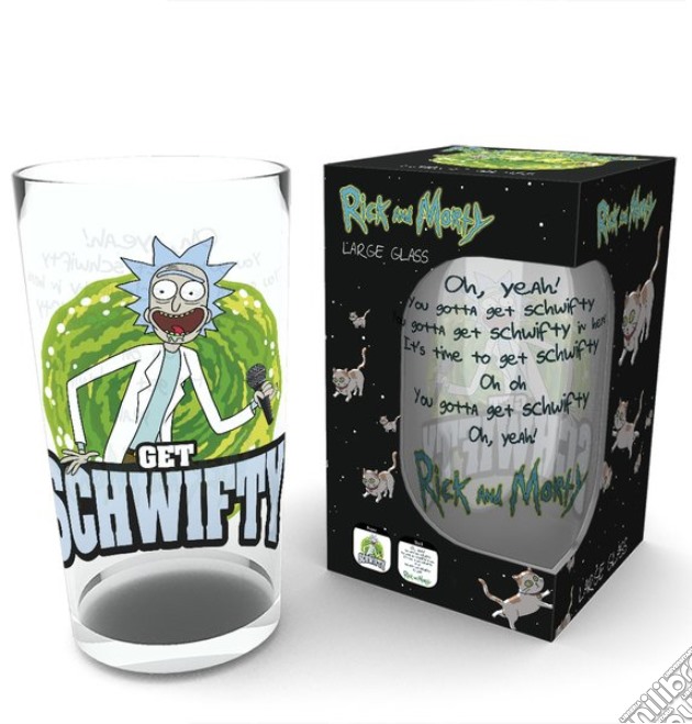 Rick And Morty - Get Schwifty (Bicchiere Grande) gioco di GB Eye