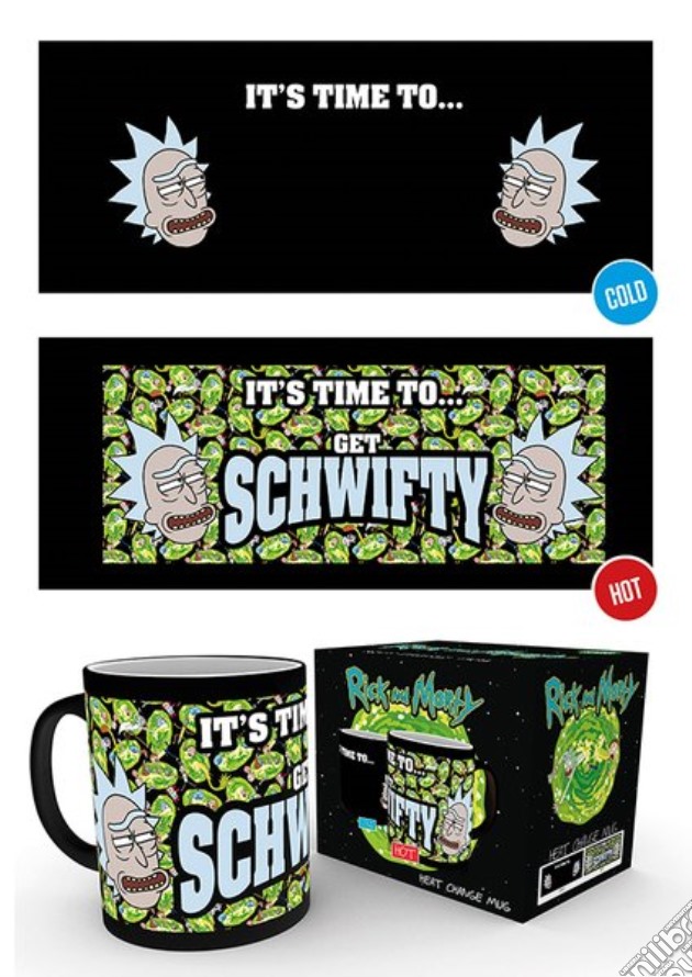 Rick And Morty: Get Schwifty (Tazza Termosensibile) gioco di GB Eye