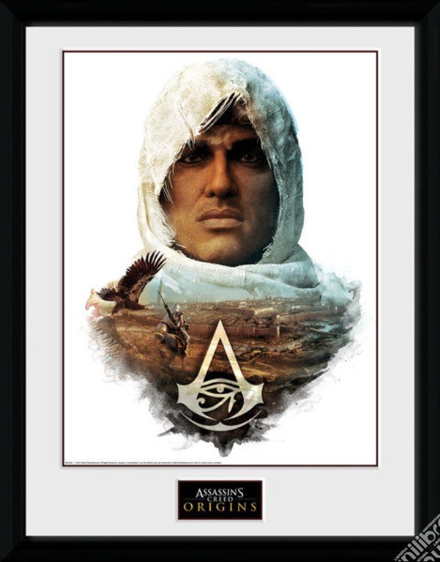 Assassin's Creed Origins - Head (Stampa In Cornice 30x40 Cm) gioco di GB Eye