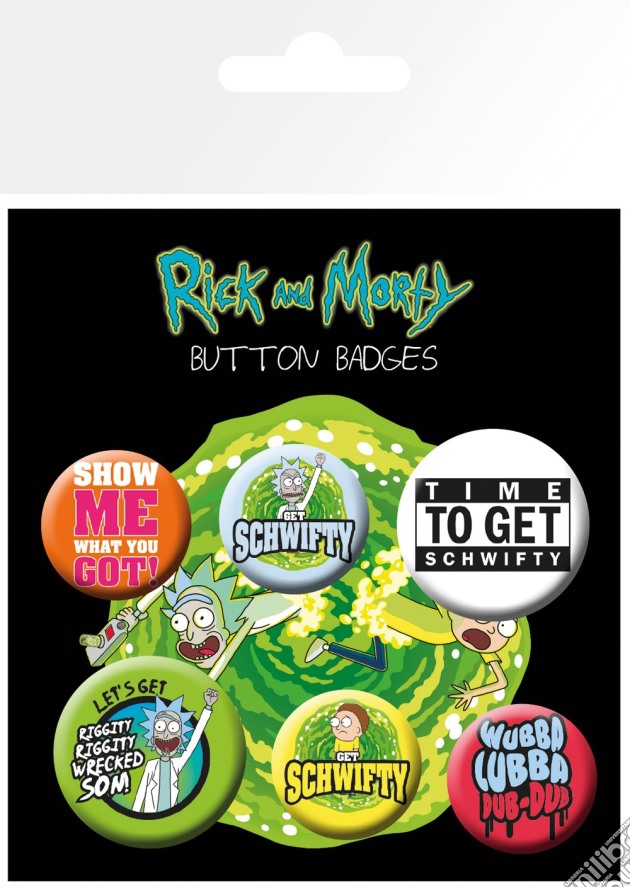 Rick And Morty - Quotes (Badge Pack) gioco di GB Eye