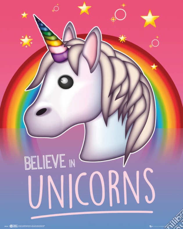 Emoji: Believe In Unicorns (Poster Mini 40x50 Cm) gioco di GB Eye