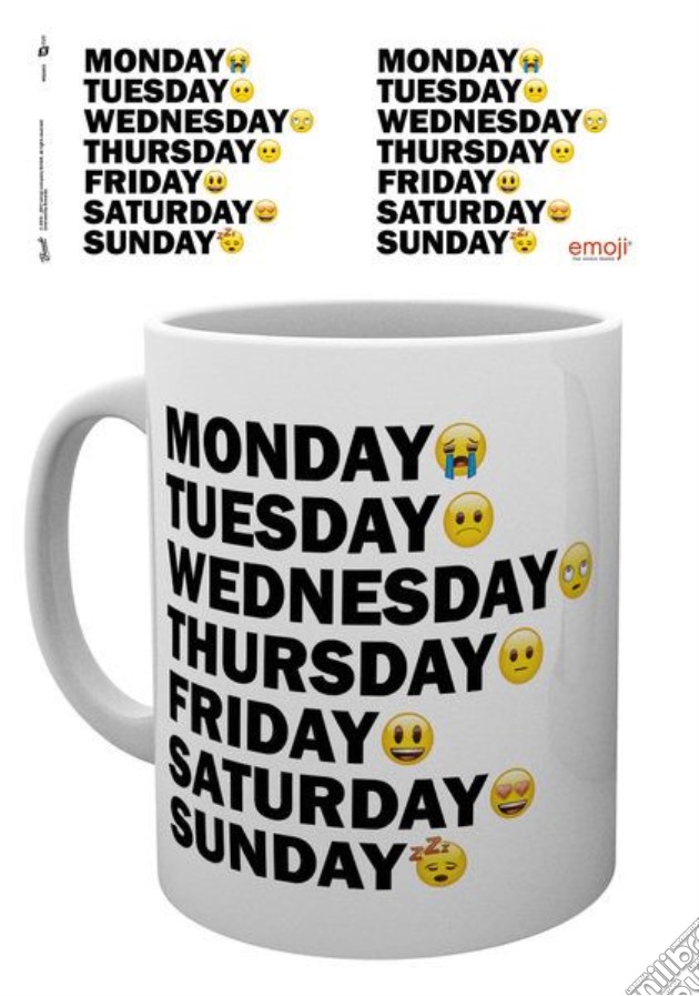 Emoji - Days Of The Week (Tazza) gioco di GB Eye
