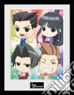 Ace Attorney: Chibi (Stampa In Cornice 30x40 Cm)