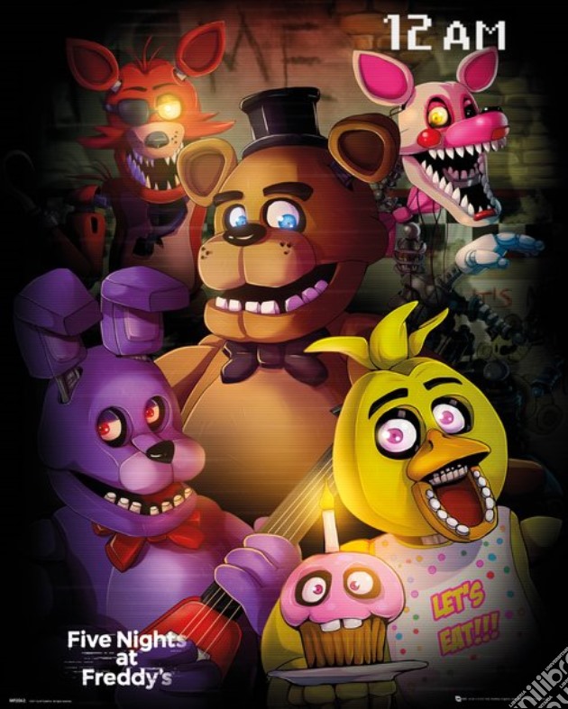 Five Nights At Freddys - Group (Poster Mini 40x50 Cm) gioco di GB Eye