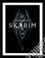 Skyrim - Vr Game Cover (Stampa In Cornice 30x40)