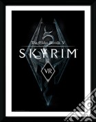 Skyrim: Vr Game Cover (Stampa In Cornice 30x40) gioco