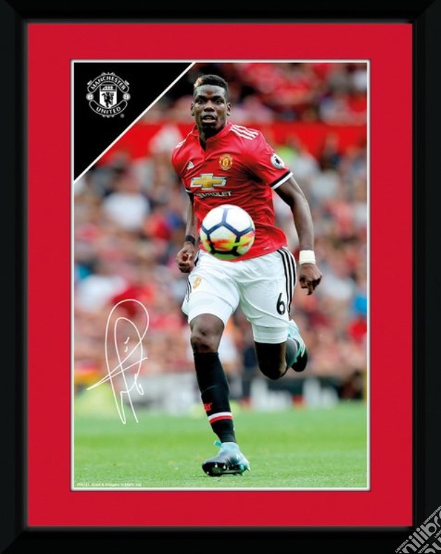 Manchester United - Pogba 17/18 (Stampa In Cornice 20x15 Cm) gioco di GB Eye