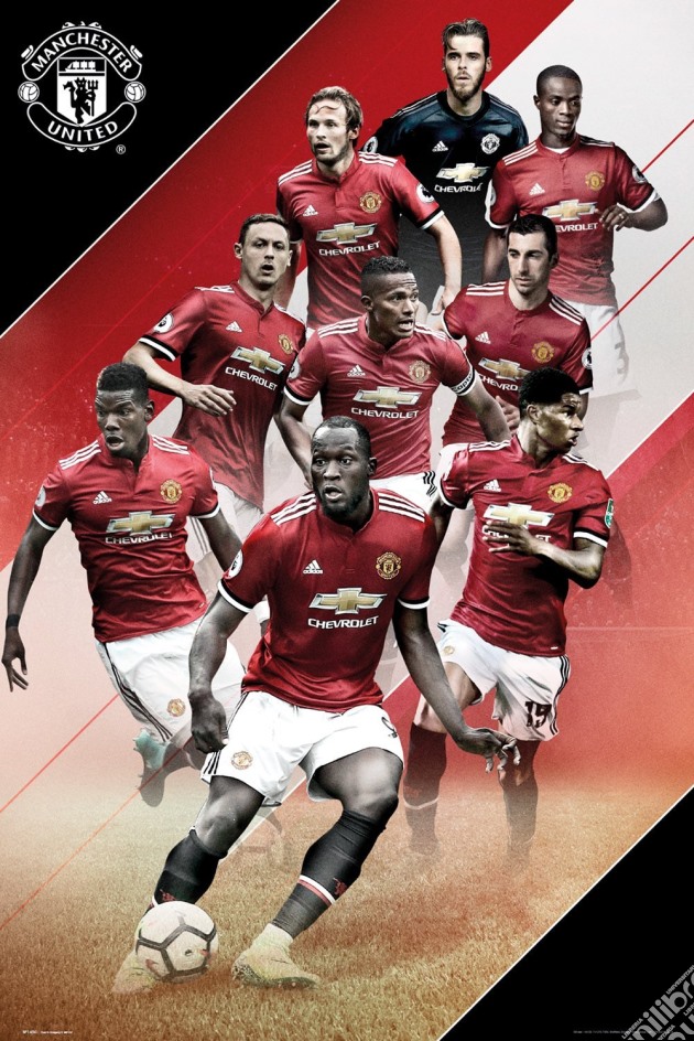 Manchester United - Players 17/18 (Poster Maxi 61x91,5 Cm) gioco di GB Eye