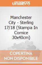 Manchester City - Sterling 17/18 (Stampa In Cornice 30x40cm) gioco di GB Eye