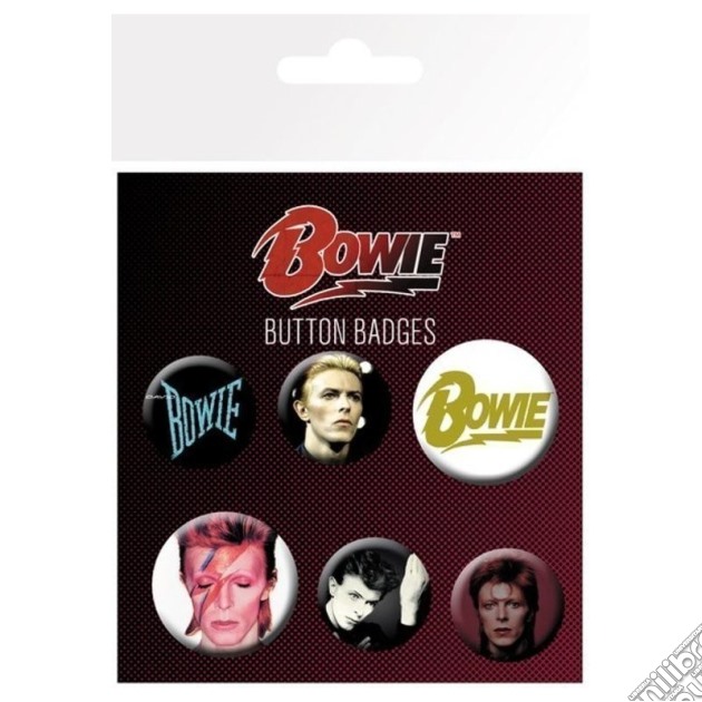 David Bowie: GB Eye - Mix (Badge Pack / Set Spille) gioco