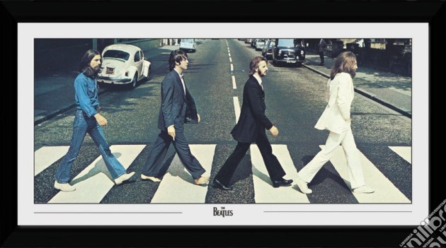 Beatles (The) - Abbey Road (30Mm Black) (Stampa In Cornice 50x100 Cm) gioco