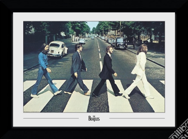 Beatles (The) - Abbey Road (30Mm Black) (Stampa In Cornice 50x70 Cm) gioco