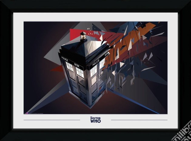 Doctor Who - Factil Tardis (30Mm Black) (Stampa In Cornice 50x70 Cm) gioco