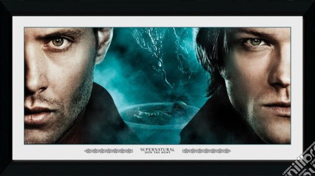 Supernatural - Brothers (30Mm Black) (Stampa In Cornice 50x100 Cm) gioco