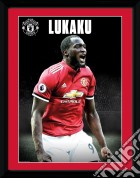 Manchester United: Lukaku Stand 17/18 (Stampa In Cornice 30x40cm) giochi