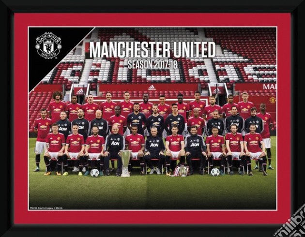 Manchester United - Team Photo 17/18 (Stampa In Cornice 20x15 Cm) gioco