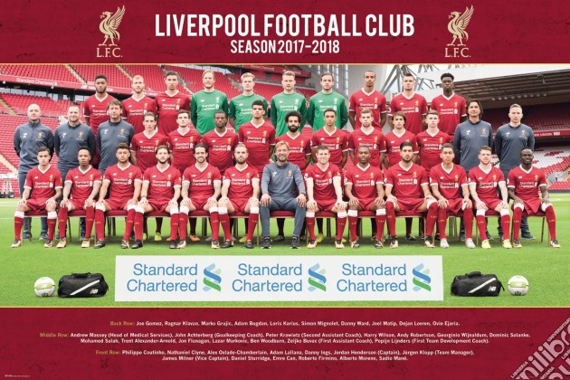 Liverpool - Team Photo 17/18 (Poster Maxi 61x91,5 Cm) gioco di GB Eye
