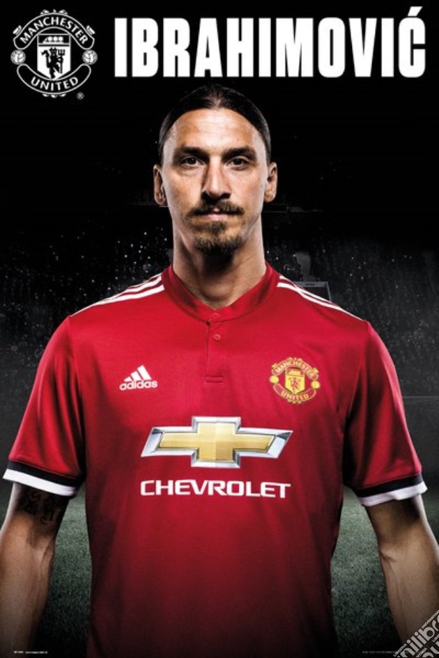Manchester United - Zlatan Stand 17/18 (Poster Maxi 61x91,5 Cm) gioco