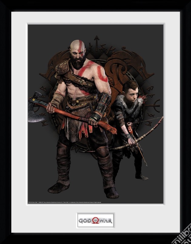 God Of War - Kratos And Atreus (Stampa In Cornice 30x40cm) gioco