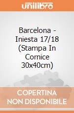 Barcelona - Iniesta 17/18 (Stampa In Cornice 30x40cm) gioco