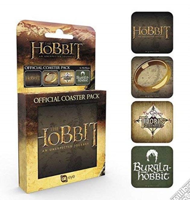 Hobbit (The) - Mix (Set 4 Sottobicchieri) gioco