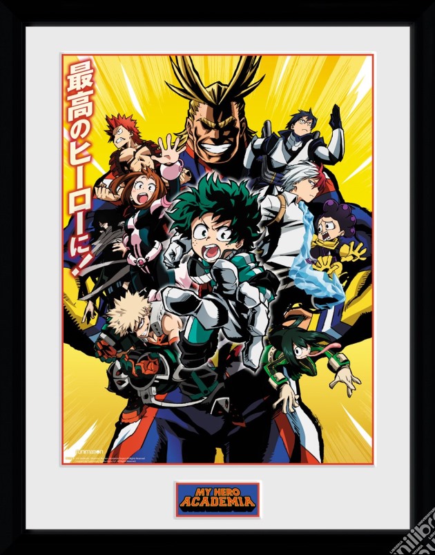 My Hero Academia - Season 1 (Stampa In Cornice 30x40cm) gioco