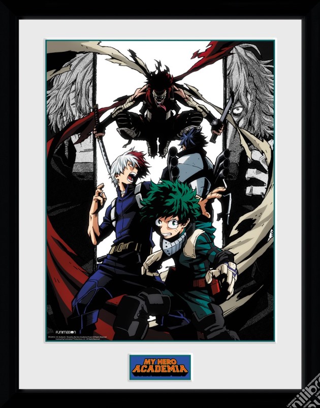 My Hero Academia - Heroes And Villains (Stampa In Cornice 30x40cm) gioco