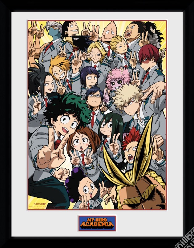 My Hero Academia - School Group (Stampa In Cornice 30x40cm) gioco